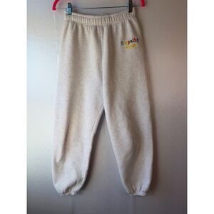 Mayfair The Label Empathy Always Sweatpants Oatmeal Heather Joggers Size S/M